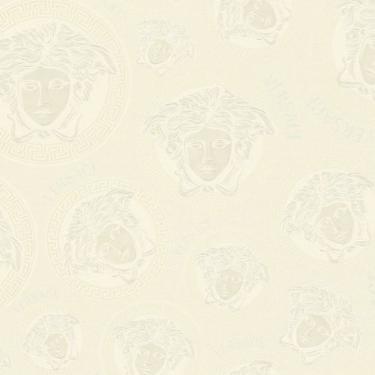 Imagem de Papel de Parede Versace V Moderno Branco 386116