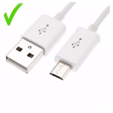 Imagem de Cabo de dados Carregador USB x V8 Transmitir fotos videos 1 metro