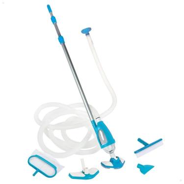 Imagem de Kit De Limpeza Piscina Deluxe Aspirador Escova Vacuum Intex