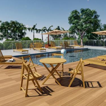 Imagem de Conjunto Jardim Varanda 5 Pecas Canela Madeira - Malibu