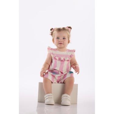 Imagem de Macaquinho Bebê Menina em Cotton Três e Já-Feminino