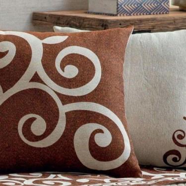 Imagem de Almofada Decorativa Turin Quadrada Com Refil 58% Algodão / 42% Poliést