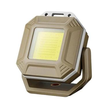 Imagem de Lanterna De Trabalho LED Recarregável À Prova d'Água Com Base Magnétic