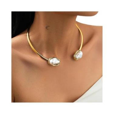 Imagem de Conjunto De Joias De Pérolas Luxuosas E Elegantes Para Mulheres: Colar