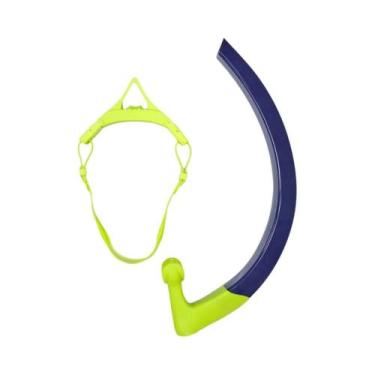 Imagem de Tubo De Snorkel De Silicone Para Adultos Com Bocal Central Para Respir