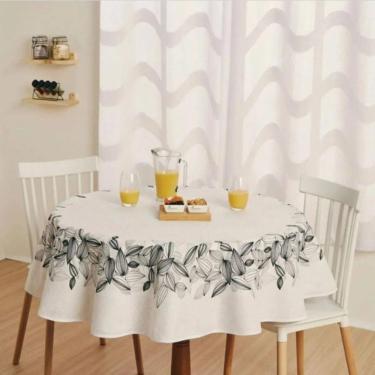 Imagem de Toalha De Mesa Super Pratica Redonda Campos 1,55M Redonda