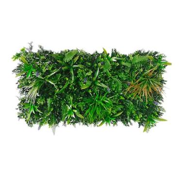 Imagem de Jardim Vertical Artificial Flores Tropical 50x100cm Just Home Collecti