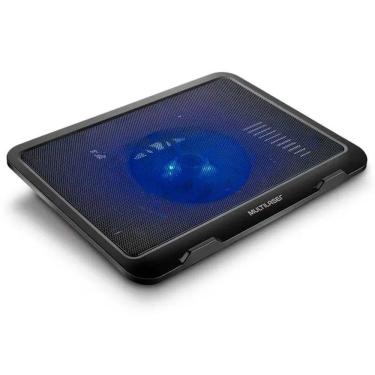 Imagem de Base Cooler para Notebook Multi, Formato Slim, C/ LED, Silencioso, Conexão USB - AC263