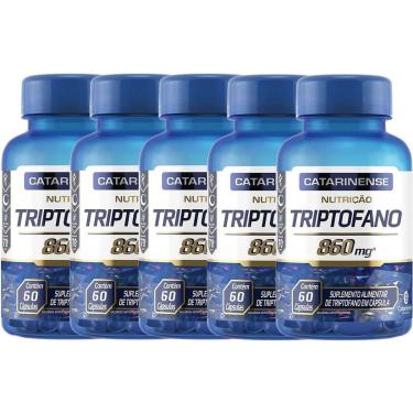 Imagem de Kit 5X Triptofano - 60 Cápsulas - Catarinense Nutrição-Masculino