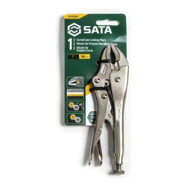 Imagem de Alicate De Pressão Mordente Curvo 7 Polegadas Sata St71102st