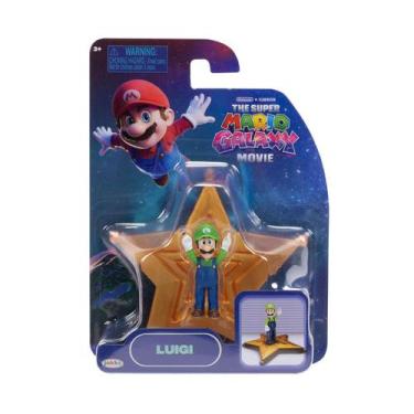 Imagem de Mini Boneco Luigi de 3cm - Super Mario Galaxy, O Filme