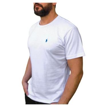 Imagem de Camiseta Básica Algodão Manga Curta Branca - RL