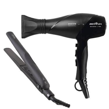Imagem de Secador de Cabelo BSC2000 Britânia e Chapinha Philco Ceramic