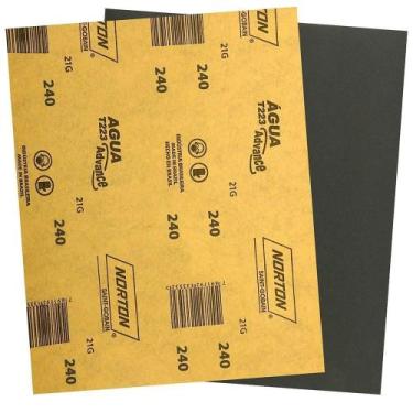 Imagem de Lixa de Água G240 T-223 Embalagem com 50 Unidades - Norton