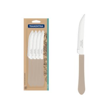 Imagem de Conjunto De Facas Para Churrasco Tramontina Leme Em Aço Inox E Cabo Ci