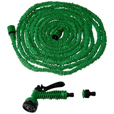 Imagem de Mangueira Jardim Magica Flexivel Expansivel Elastica 22,5m - Verde