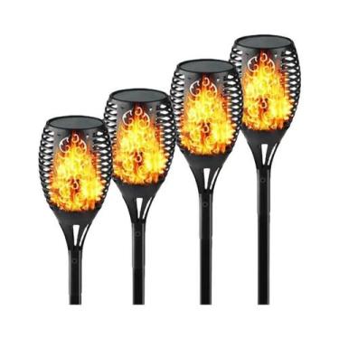 Imagem de Lanterna LED Solar À Prova d'Água Para Jardim, Quintal E Paisagismo Co