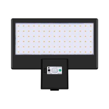 Imagem de Holofote Solar LED Externo IP65 À Prova d'Água Com Sensor De Movimento