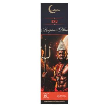 Imagem de Incenso Natural 0% Carvao cx C 10 Var Fragrancia:Exu - LUA MISTICA