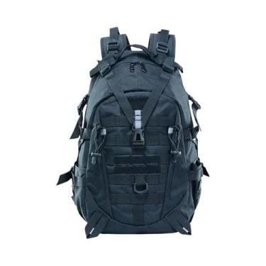 Imagem de Mochila De Camping E Hiking Masculina 40L Camo Molle Com Alças Refleti