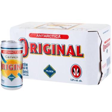 Imagem de Cerveja Antarctica Original Pilsen 8 Unidades - Lata 269ml