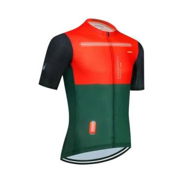 Imagem de Camisa De Ciclismo Masculina De Verão Com Manga Curta MTB Rápido Secag