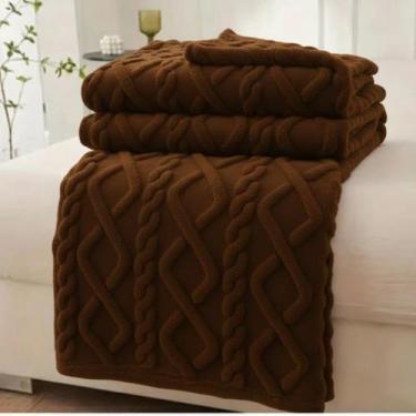 Imagem de Manta Casal Sherpa Glamour Cobertor Microfibra Coberta Aveludado Macia