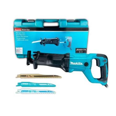 Imagem de Serra Sabre Elétrica Makita JR3051TK 127V/220V 1200W Até 2800 Golpes P