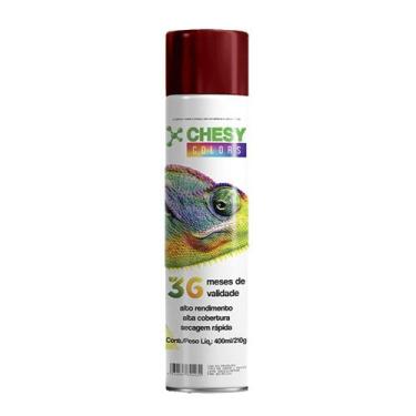Imagem de Tinta Spray Chesy 400ml  Metálica -, VERMELHO
