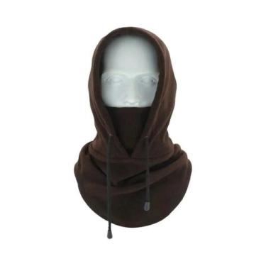 Imagem de Balaclava Unissex De Inverno Em Fleece Polar, Touca Corta-Vento, Másca