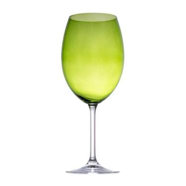 Imagem de Jogo de 6 taças agua Cristal Verde Bandeira 580ml -Bohemia, 3 meses po