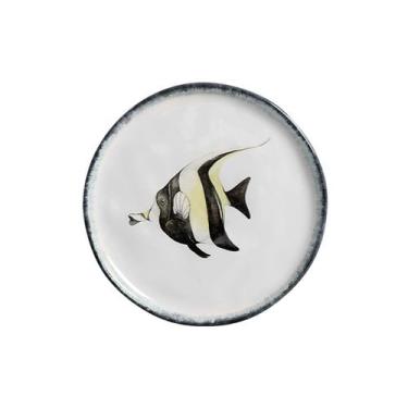 Imagem de Conjunto 6 Prato Sobremesa Liso Atlântica Cerâmica Scalla