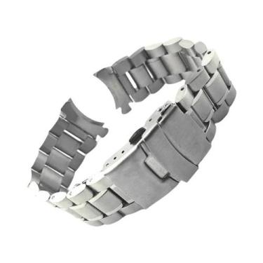 Imagem de Pulseira De Relógio Em Aço Inoxidável 18mm 20mm 22mm 24mm Com Extremid