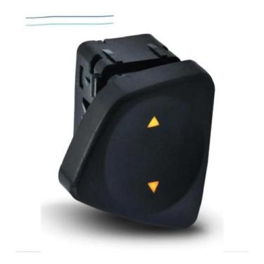 Imagem de Botão Vidro Elétrico Uno Novo Vivace Way Led Ambar Esquerdo - Pexcel