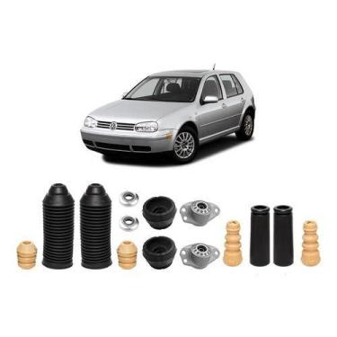 Imagem de 2 Kit Do Amortecedor Dianteiro Traseiro Golf 1999 2000 2001 - QualyKit