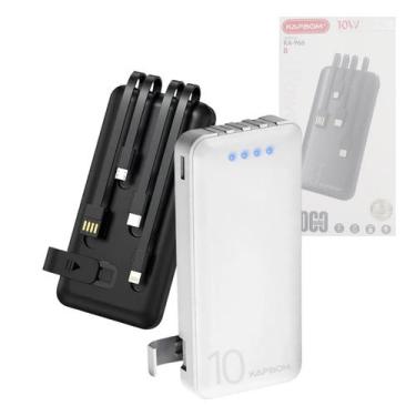 Imagem de Carregador Portátil Power Bank 10000mAh com 04 Saídas USB / V8 / TIPO-