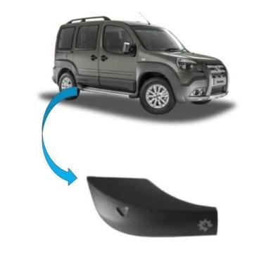 Imagem de Moldura Estribo Traseiro Direito Doblo 2002 16 2019 Original - Fiat