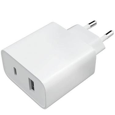 Imagem de Adaptador de Tomada Xiaomi AD332EU USB/USB-C de 33 Watts - Branco