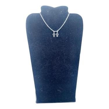 Imagem de Colar CHOKER AÇO INOX Mãe 2 Filhas Meninas VAZADO FEMININO - ASA