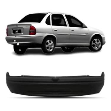 Imagem de Parachoque Traseiro Corsa Sedan Classic 96 A 2010 Preto Liso - NK