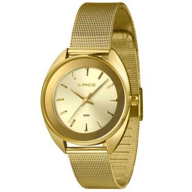 Imagem de Relógio LINCE Urban feminino dourado LRGJ175L38 C1KX