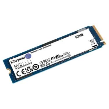 Imagem de SSD Kingston Nv2 500GB, M.2 2280, NVME PCIE 4.0 X4, Leitura 3500MB/s E Gravação 2100MB/s, Preto - Snv2s/500g
