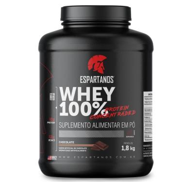 Imagem de Whey Protein Concentrado 100% Pure WPC 80 - 1,8KG - Espartanos-Unissex