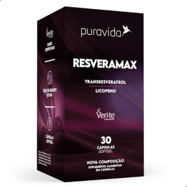 Imagem de Resveramax Resveratrol Longevity Booster 30 Cáps - Pura Vida, Natural