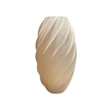 Imagem de Vaso Decorativo Onda Grande em Cerâmica  Rosa - Chiquitti