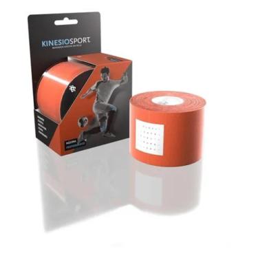 Imagem de Fita Kinesio Sport Bandagem Funcional Elástica Para Lesões - Vermelho
