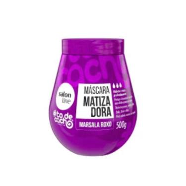 Imagem de Máscara Matizadora Salon Line To de Cacho Marsala Roxo 500g