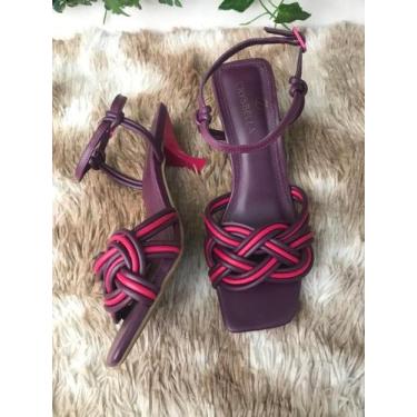 Imagem de Sandalia Tira Redonda Roxa - 4SHOES, 36
