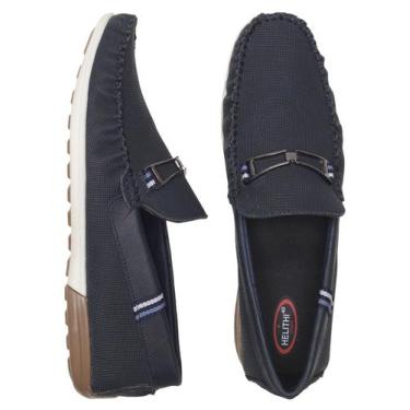 Imagem de Mocassim Sapato Casual Masculino Azul Marinho - West Boots, 42, Azul