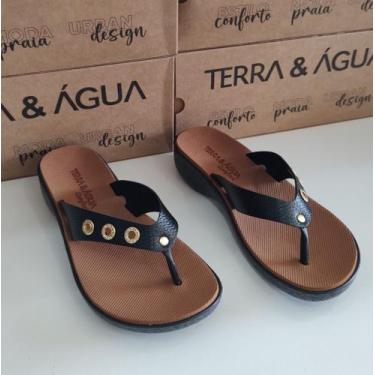 Imagem de Tamanco Terra e Água Floter Strass 471121, Flother, Preto, 38